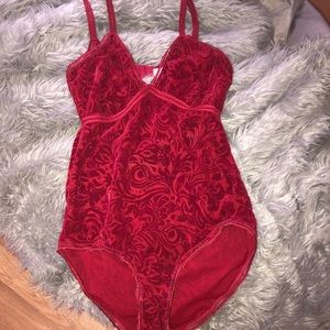 Red lingerie